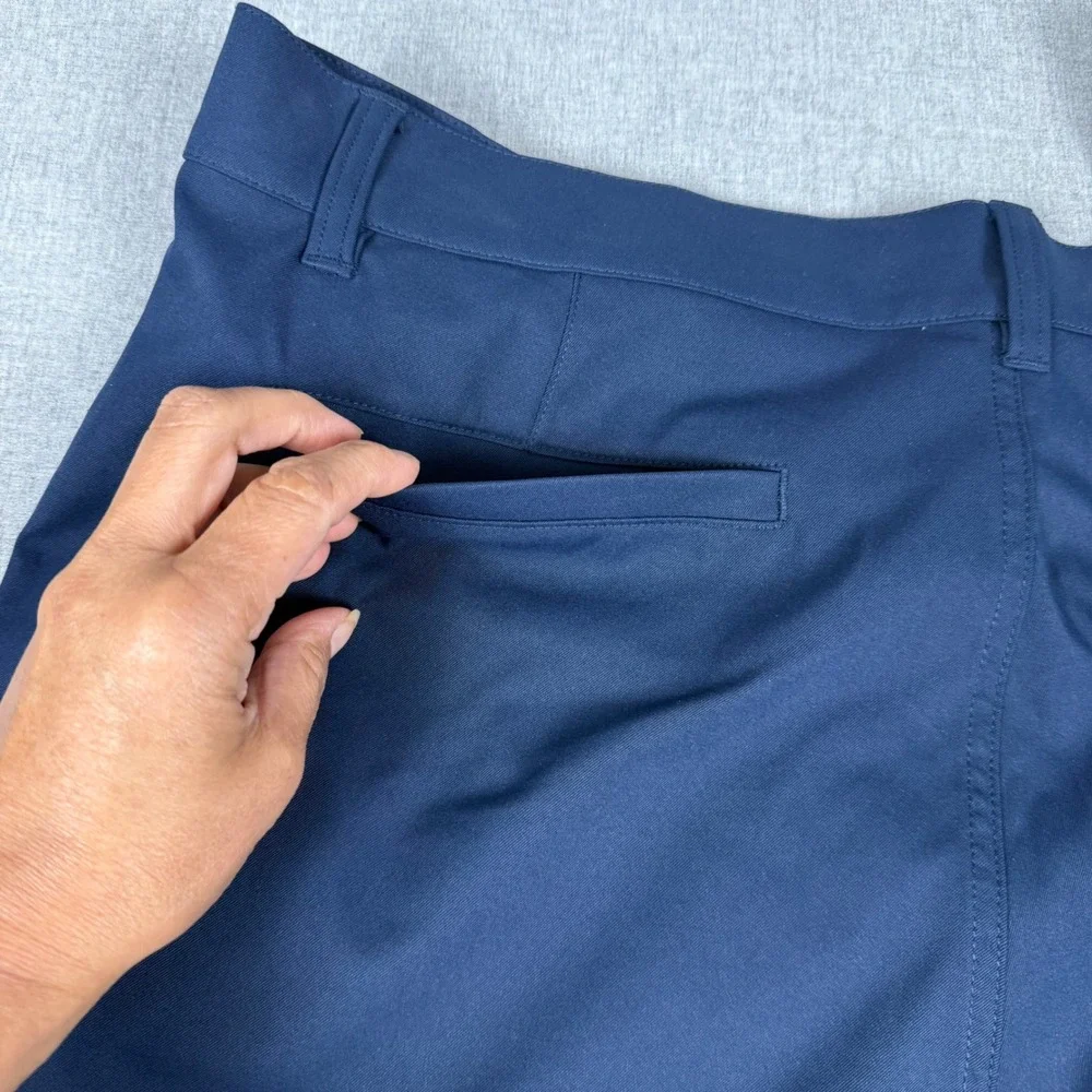 32 Degrees Cool Men Blue Stretch Performance Pants 36x32 Regular Fit New